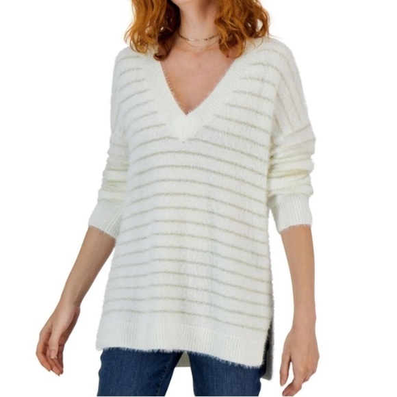 New INC INTERNATIONAL CONCEPTS Eyelash Pullover Fuzzy Sweater Size XXL - Picture 1 of 10